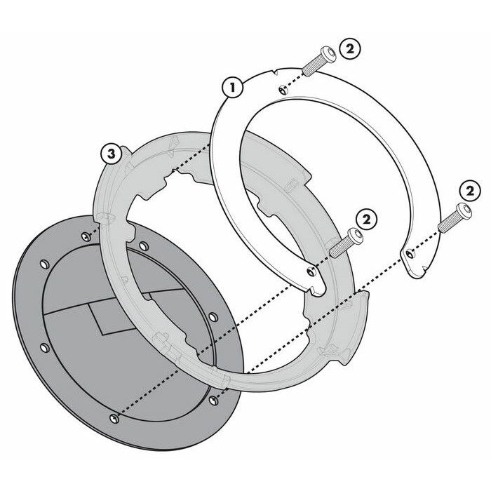 Крепеж GIVI BF03 TANKLOCK сумки на бак мотоцикла Honda