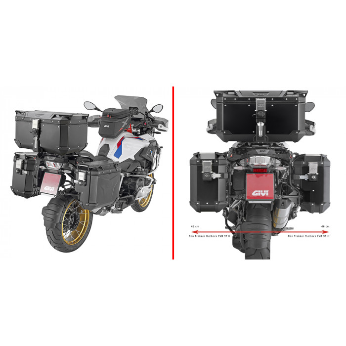 Крепление боковых кофров GIVI PLOS5108CAM BMW R 1200 GS (13 > 23), R 1200 GS Adventure (14 > 24)