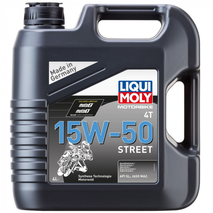 Моторное масло LIQUI MOLY Motorbike 4T Street 15W-50