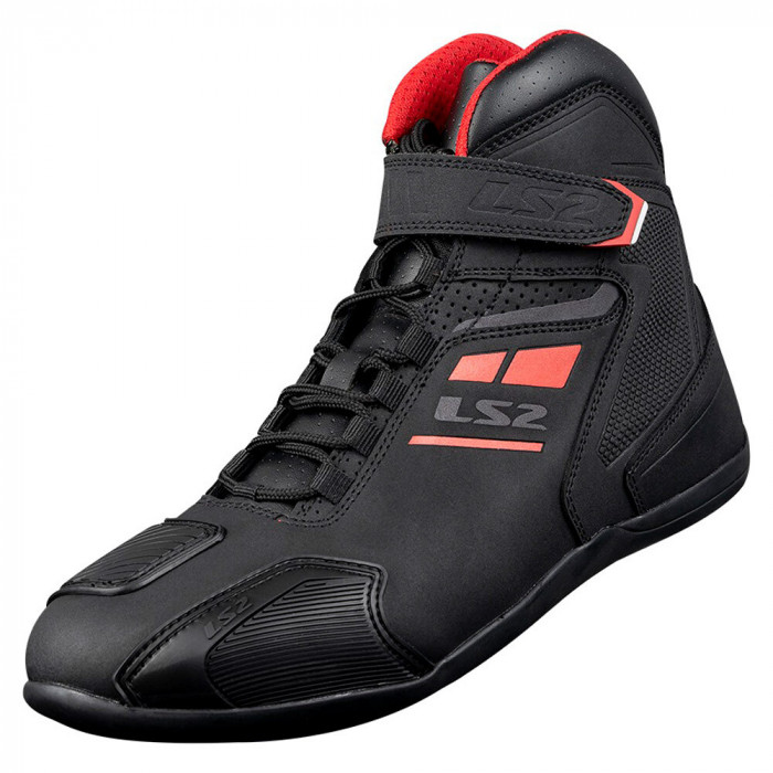 Мотоботы LS2 GARRA MAN BOOTS, черно-красные, размер 40