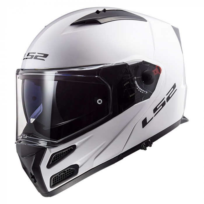 Мотошлем LS2 FF324 METRO Solid, белый, размер M