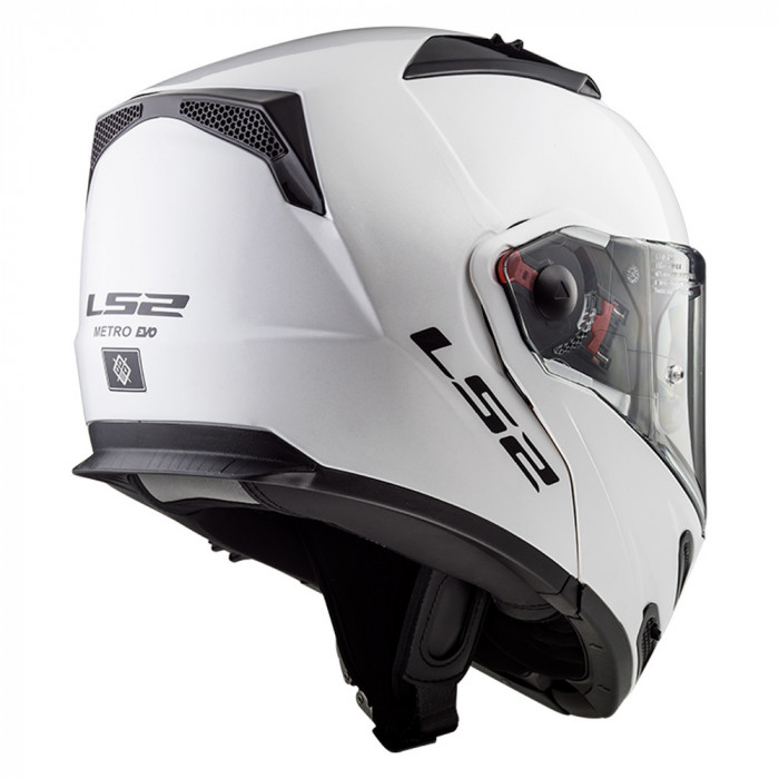 Мотошлем LS2 FF324 METRO Solid, белый, размер M