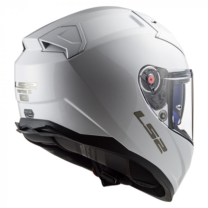 Мотошлем FF811 VECTOR II SOLID LS2 белый, глянцевый, S