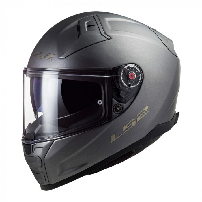 Мотошлем LS2 FF811 VECTOR II SOLID, серый матовый, размер S
