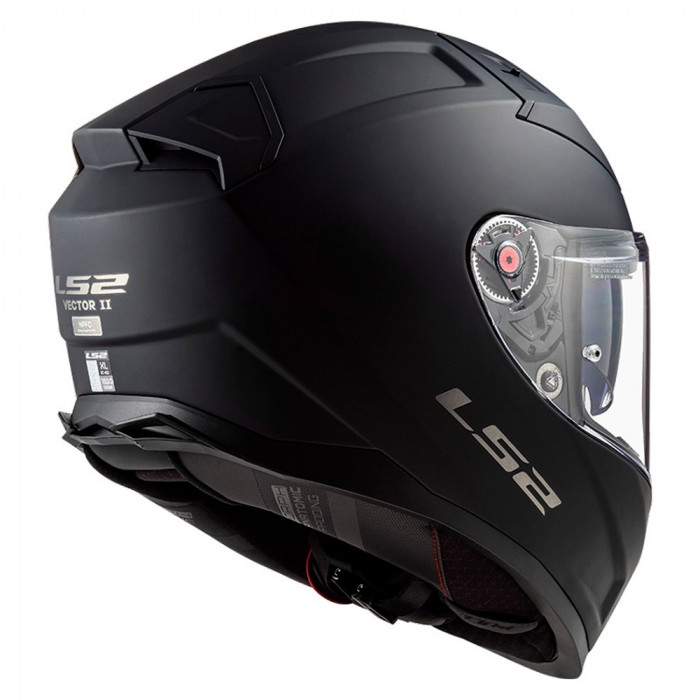 Мотошлем LS2 FF811 VECTOR II SOLID, черный матовый, размер M