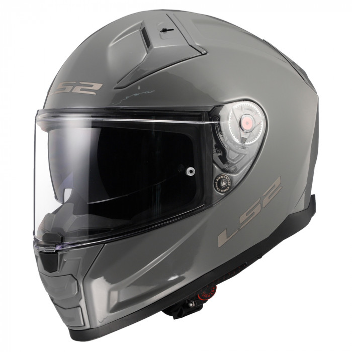 Мотошлем LS2 FF811 VECTOR II SOLID, серый, размер 2XL