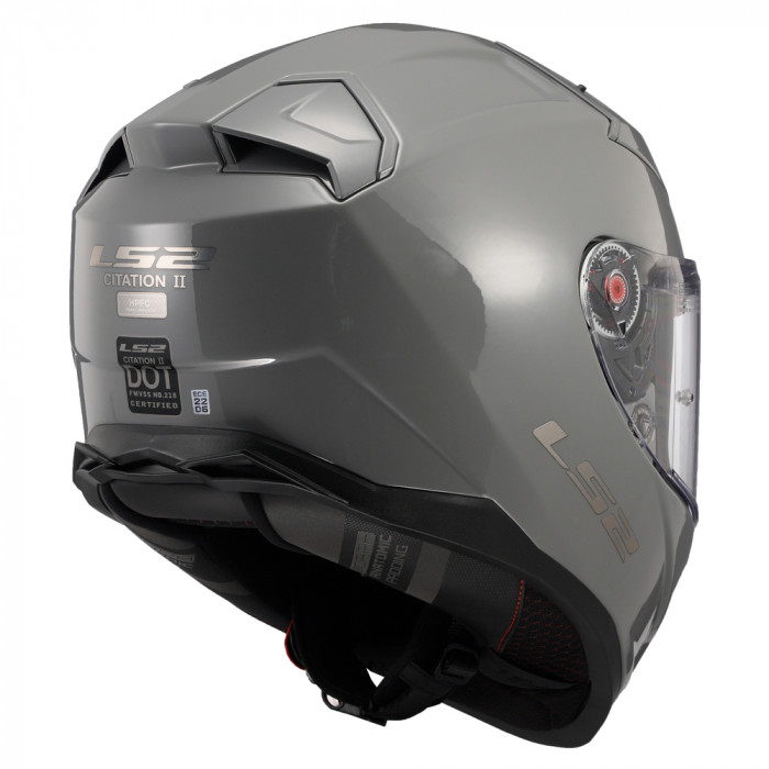 Мотошлем LS2 FF811 VECTOR II SOLID, серый, размер 2XL
