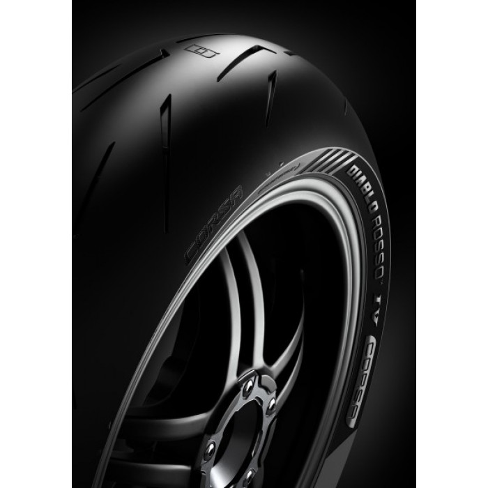 Мотошина Pirelli DIABLO ROSSO IV CORSA F 120/70 ZR 17 M/C (58W) TL