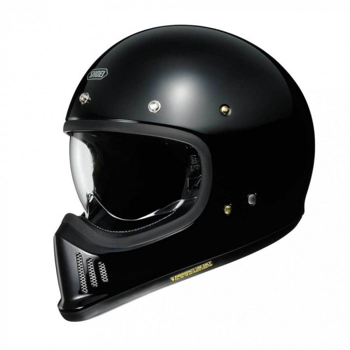 Мотошлем SHOEI EX-ZERO PLAIN, черный, размер 2XL