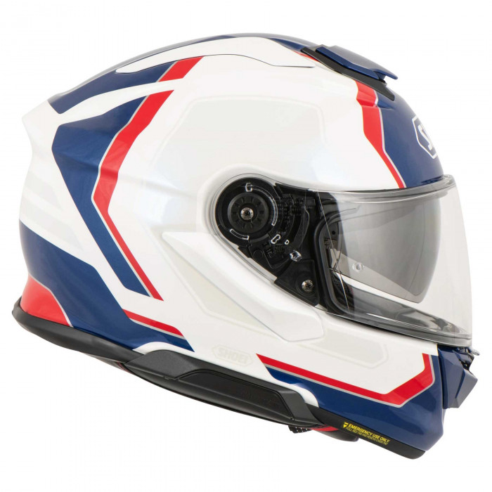 Мотошлем SHOEI GT-Air 3 REALM, сине-бело-красный, размер 2XL