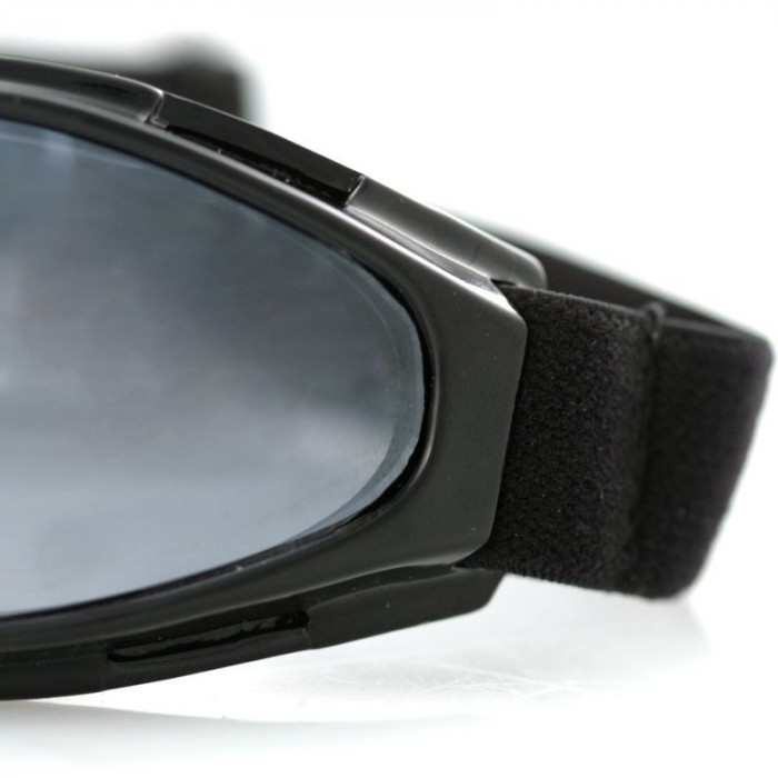 Очки Bobster Crossfire Folding Smoke, цвет Черный, затемненные