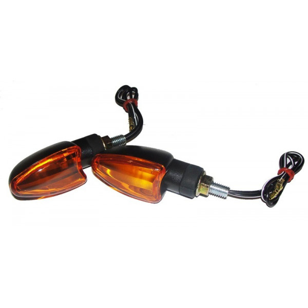 Поворотники (пара) 'стрела' EMGO DECO LIGHT ROADHAWK 1, цвет Оранжевый, цвет Черный