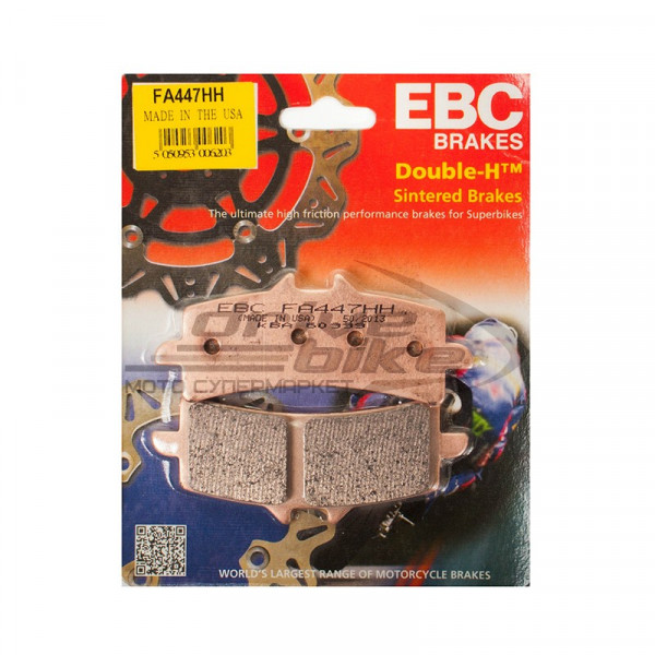 Тормозные колодки FA447HH DOUBLE H Sintered