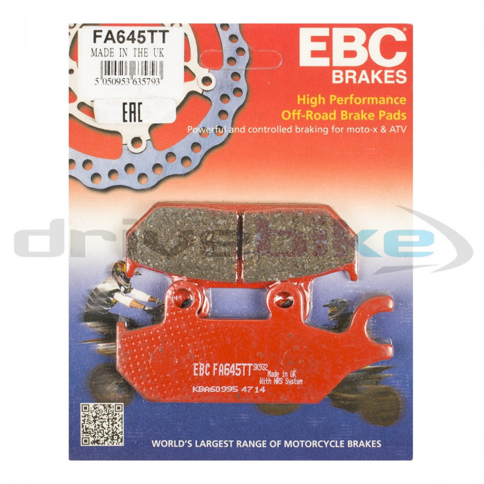 Тормозные колодки EBC FA645TT