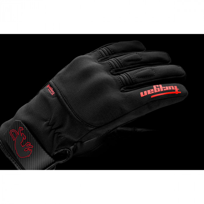 Перчатки Furygan JET All Seasons D3O EVO текстиль, цвет Черный/Красный, Размер 2XL