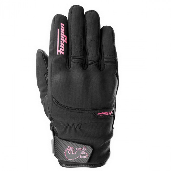Перчатки Furygan JET LADY All Seasons D3O EVO текстиль, цвет Черный/Розовый, Размер XS