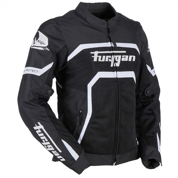 Мотокуртка женская Furygan MYSTIC EVO Vented текстиль, цвет Черный/Белый, Размер M