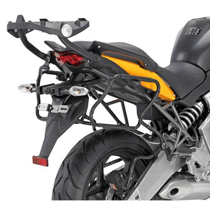 Крепеж боковых кофров KAPPA KLXR450 для KAWASAKI Versys 650 (2010-2014), цвет Черный