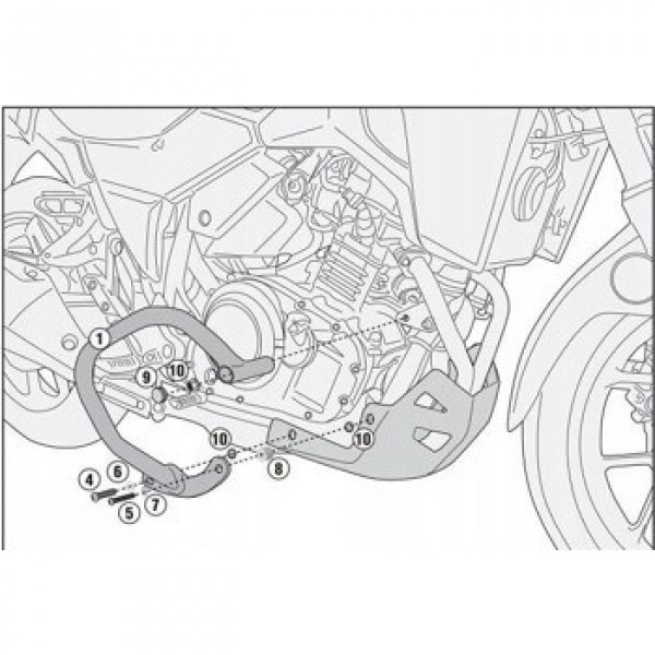 Дуги для SUZUKI DL250 V-STROM 250 2017-2019