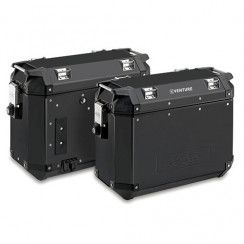 Кофры боковые KAPPA KVE37BPACK2 Monokey K-VENTURE 37л (пара) алюминиевые, цвет Черный