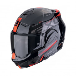 Мотошлем Scorpion EXO EXO-TECH EVO TRAVELLER, цвет Черный/Красный, Размер M