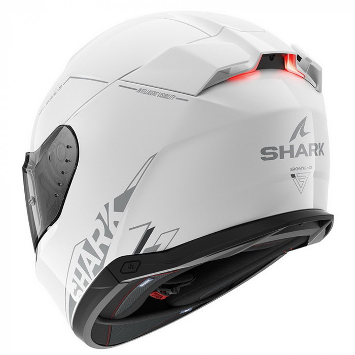 Мотошлем SHARK SKWAL i3 BLANK SP, цвет Белый, Размер M