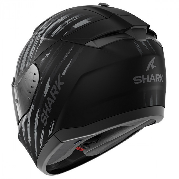 Мотошлем SHARK RIDILL 2 ASSYA MAT, цвет Черный Матовый/Серый, Размер XS