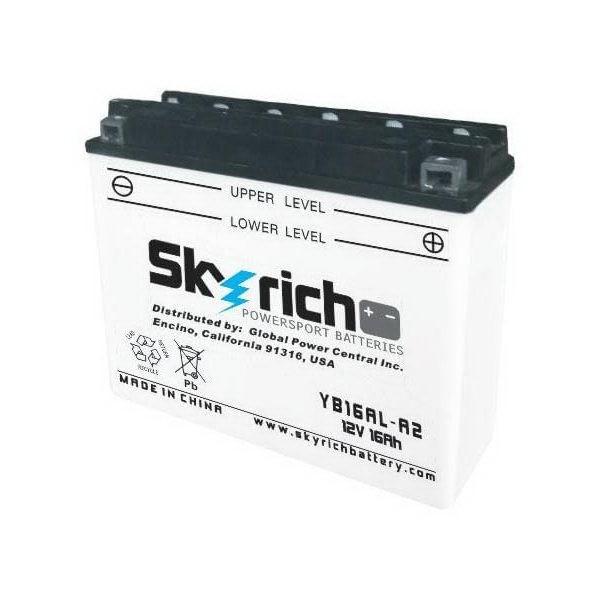 Мото аккумулятор YB16AL-A2 12В 16 А/ч