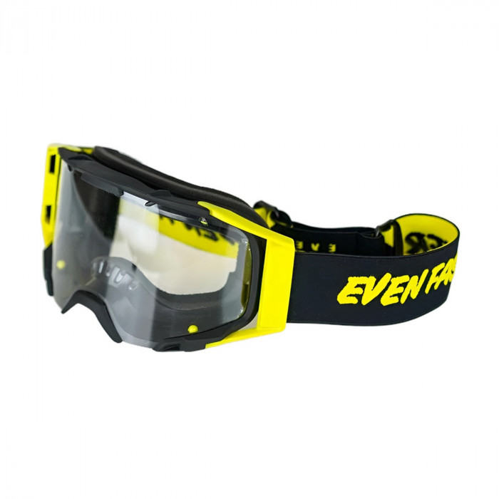 Кроссовые очки (маска) Starks Base Черный/Hi-viz