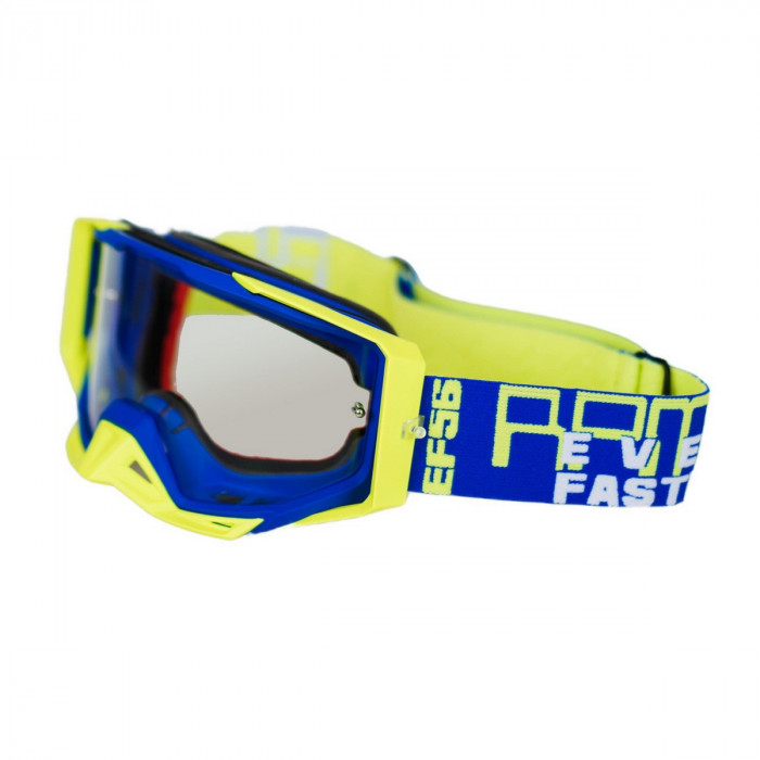 Кроссовые очки (маска) Starks EF56 101 RPM Синий/Hi-viz