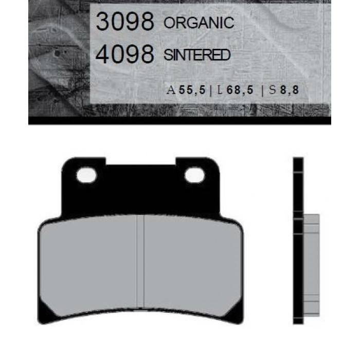 Тормозные колодки Brenta FT 3098 Organic