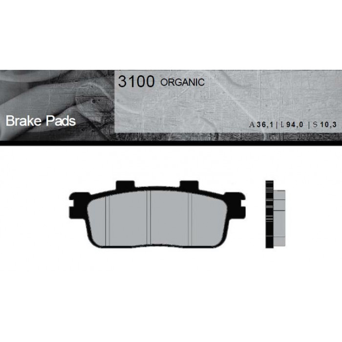 Тормозные колодки Brenta FT 3100 Organic