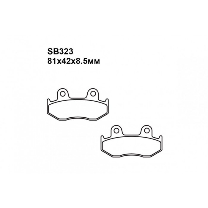 Тормозные колодки органические Puller SB323 Organic