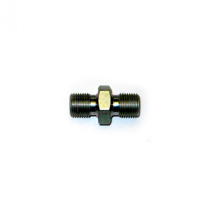 Адаптер Venhill 1/8 BSP x 1/8 BSP для соединения двух тормозных шлангов, цвет Сталь