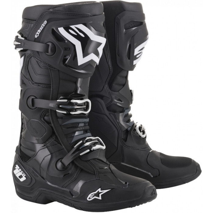 Мотоботы Alpinestars TECH 10, черный, размер 10