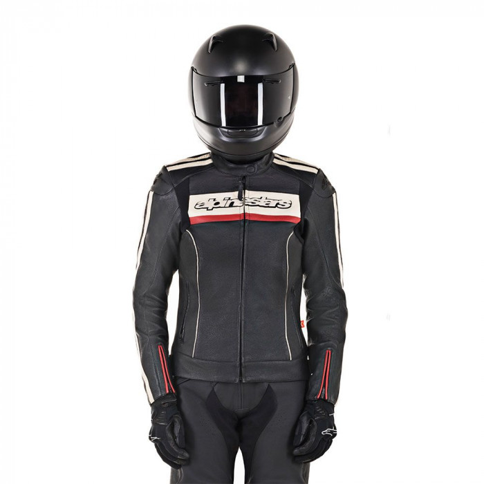 Мотокуртка Alpinestars STELLA DYNO V2 LT JACKET, угольно-серый-красный, размер 38