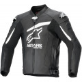 Мотокуртка кожаная Alpinestars GP Plus R v4 Leather Jacket, черно-белый