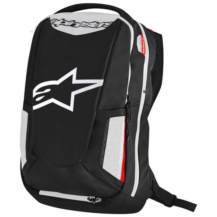 Рюкзак Alpinestars CITY HUNTER BACKPACK, черно-бело-красный, 25л