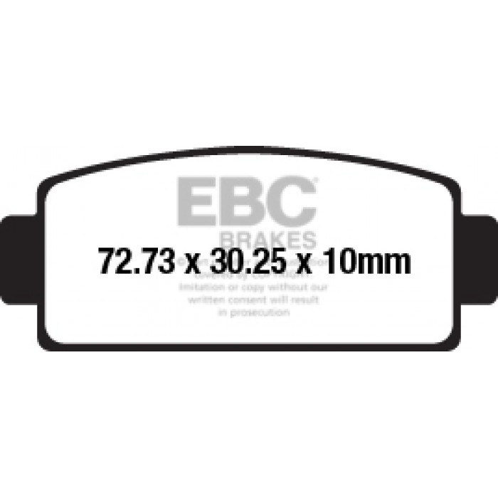 Тормозные колодки карбон EBC FA651TT