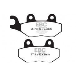 Тормозные колодки органические EBC FA214/2