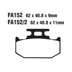 Тормозные колодки EBC FA152R