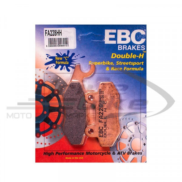 Тормозные колодки FA228HH DOUBLE H Sintered