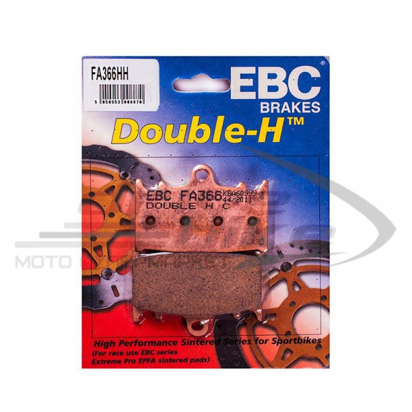Тормозные колодки FA366HH DOUBLE H Sintered