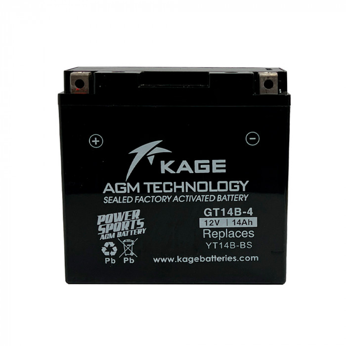 Аккумулятор KAGE YT14B-BS