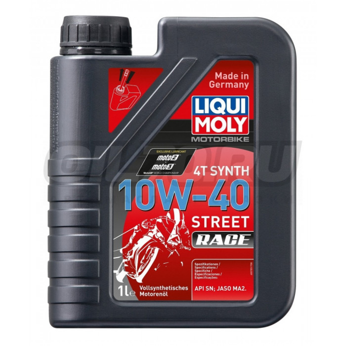 Моторное масло Motorbike LIQUI MOLY Synth Stre 10W-40 SN (1л)