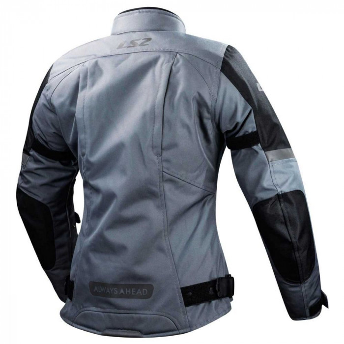 Мотокуртка женская LS2 SERRA EVO LADY JACKET, темно-серый, размер XL