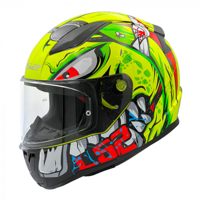 Мотошлем LS2 FF353 RAPID II BADASS, желтый, размер 2XL