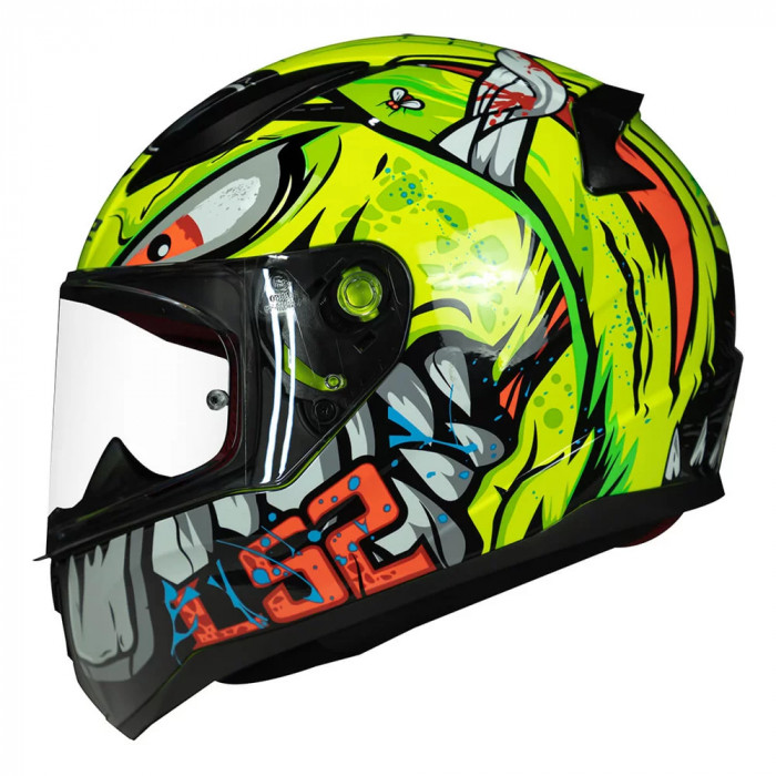 Мотошлем LS2 FF353 RAPID II BADASS, желтый, размер 2XL