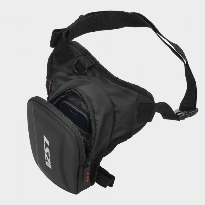 Сумка на бедро LS2 SHIELD 2.5L LEG BAG, черный