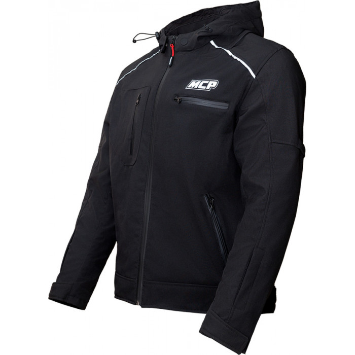 Мотокуртка мужская MCP Шквал – Всепогодная защита из мембранного Softshell